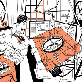 Иллюстрация №1 "Волшебные часы"