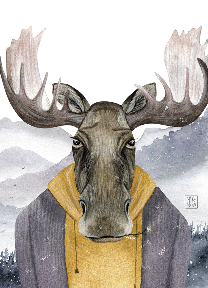 Лось. На краю земли.