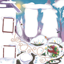 Разворот для детского журнала