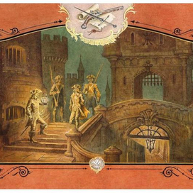 2 форзац к книге  ДОЧЬ  РЕГЕНТА - А.Дюма