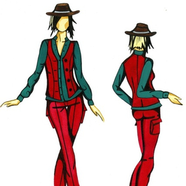 Женский костюм