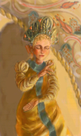 в кокошнике