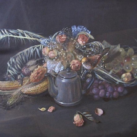 Натюрморт с птичкой