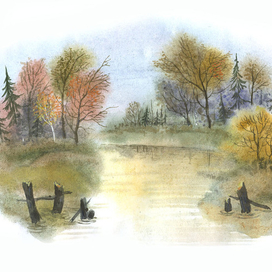 Осенняя речушка