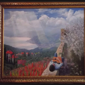 Море. Песня света.триптих.холст, масло