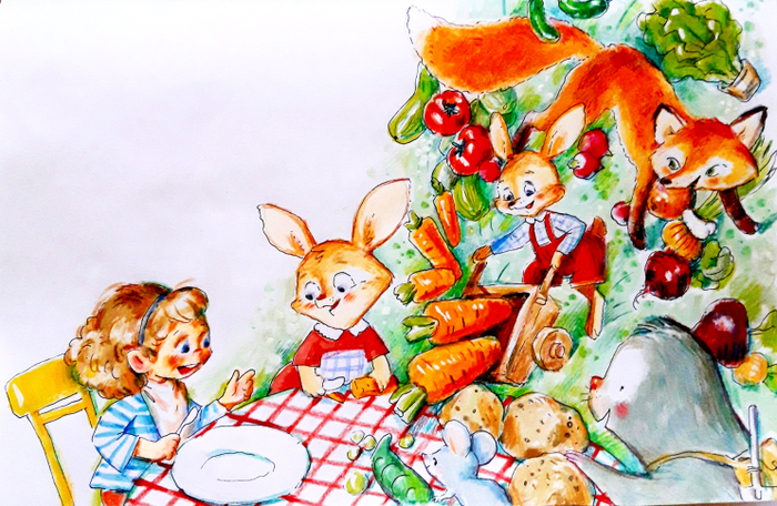 Накормить ребенка овощами