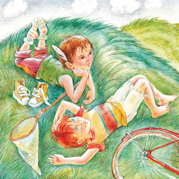 Летом. Иллюстрация к рассказу И.Зартайской