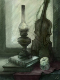 Натюрморт (карандаш+PS)