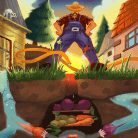 Слепыш спасается