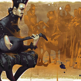 "Менестрель"(30*42),2008.