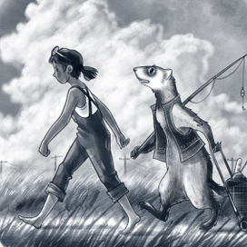 Черно-белые иллюстрации