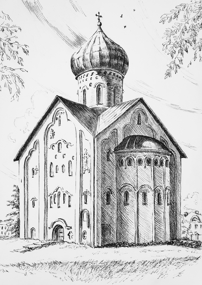 Храм Спаса Преображения на Ильине улице в Великом Новгороде