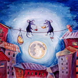 Мыши на крыше