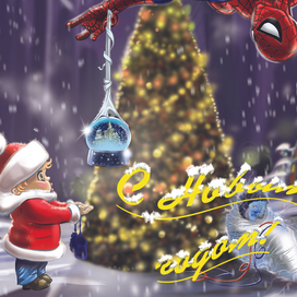 Человек-паук спасает город