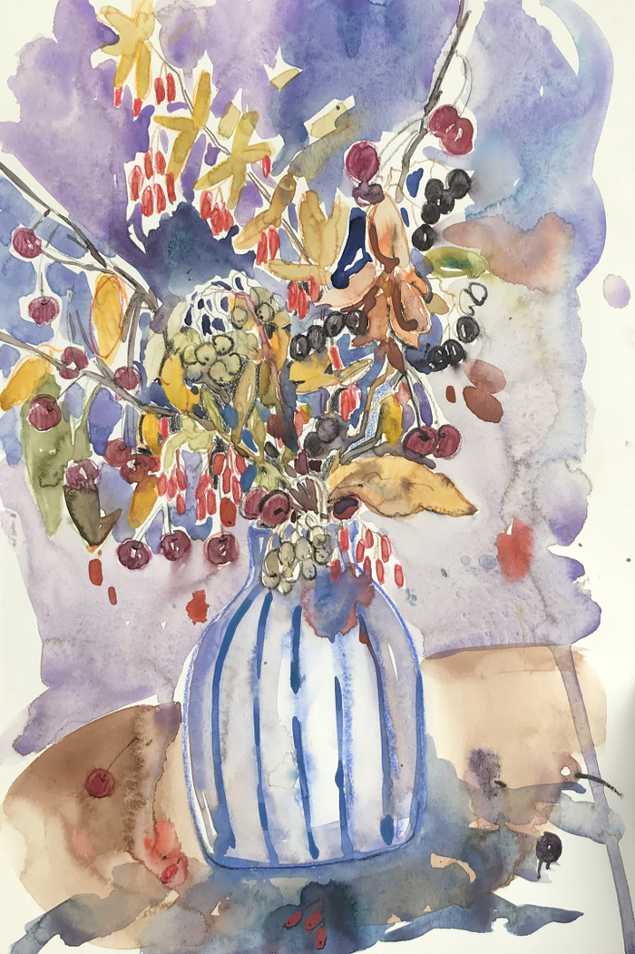 Букетик  с барбарисом