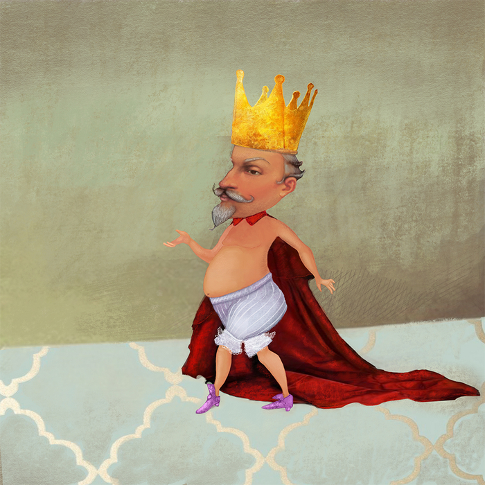 король в профиль