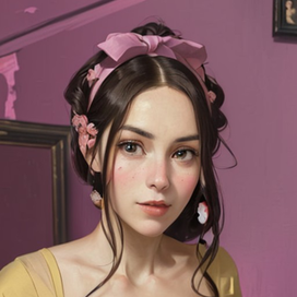 Портрет девушки на масляных красках