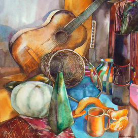 Натюрморт с гитарой