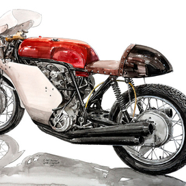 Гоночный мотоцикл С-565 Восток, 1965г 