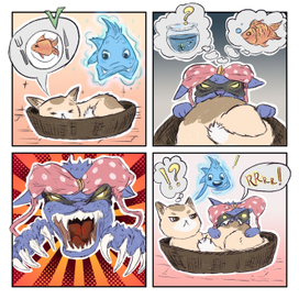 про кота героя заступника рыбок