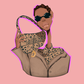 Dior. Fashion illustration. 