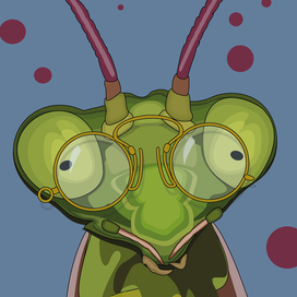 Богомол в пенсне