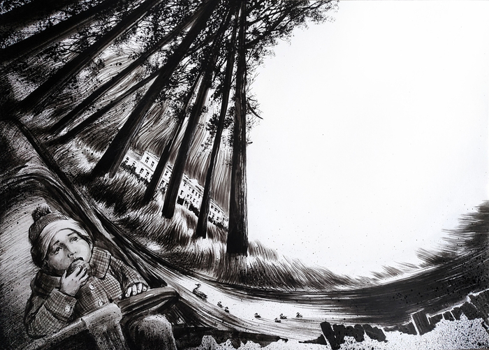 На прогулке 