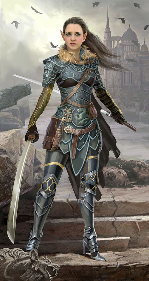 Девушка воин фэнтези