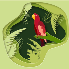 Бумажная иллюстрация