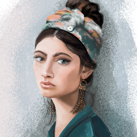 Портрет восточной девушки 