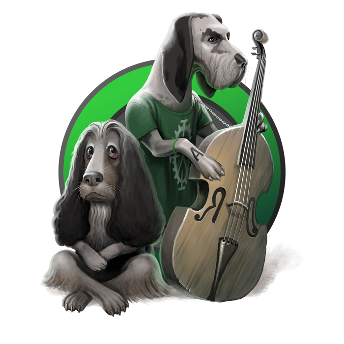 Two Dogs from Brooklive