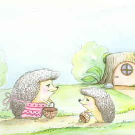 ежик и ежиха