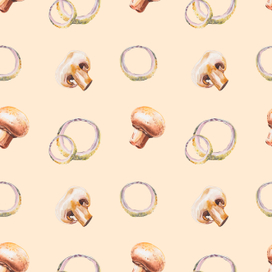 Mushrooms pattern