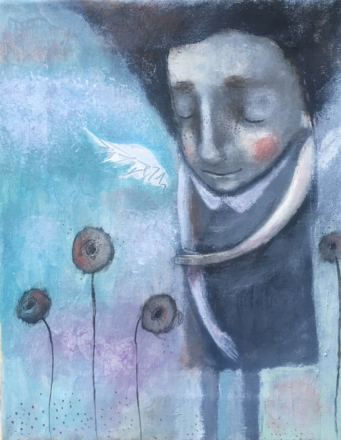 Девочка полна наде