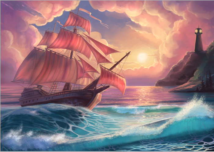 Фентези кораблик