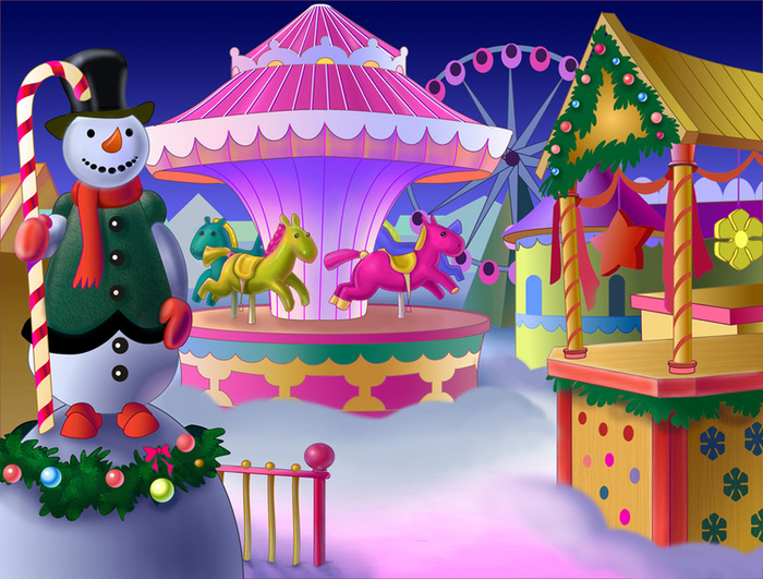 Новогодняя карусель
