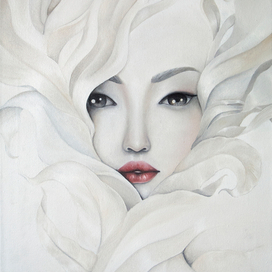 Белый цветок