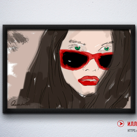 Красные губы