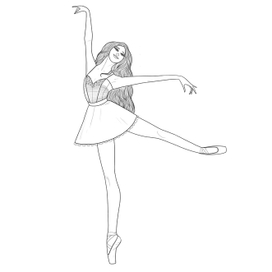 Sketch_Ballerina