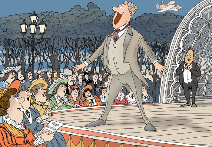 1894 год. Первое выступление Федора Шаляпина в театре "Аркадия"