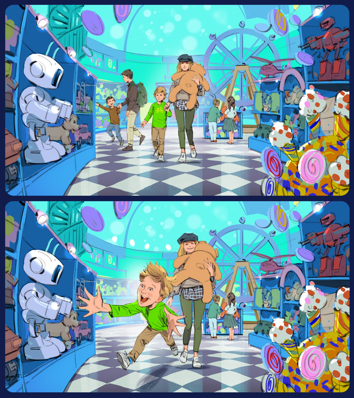 Кадры из сториборда