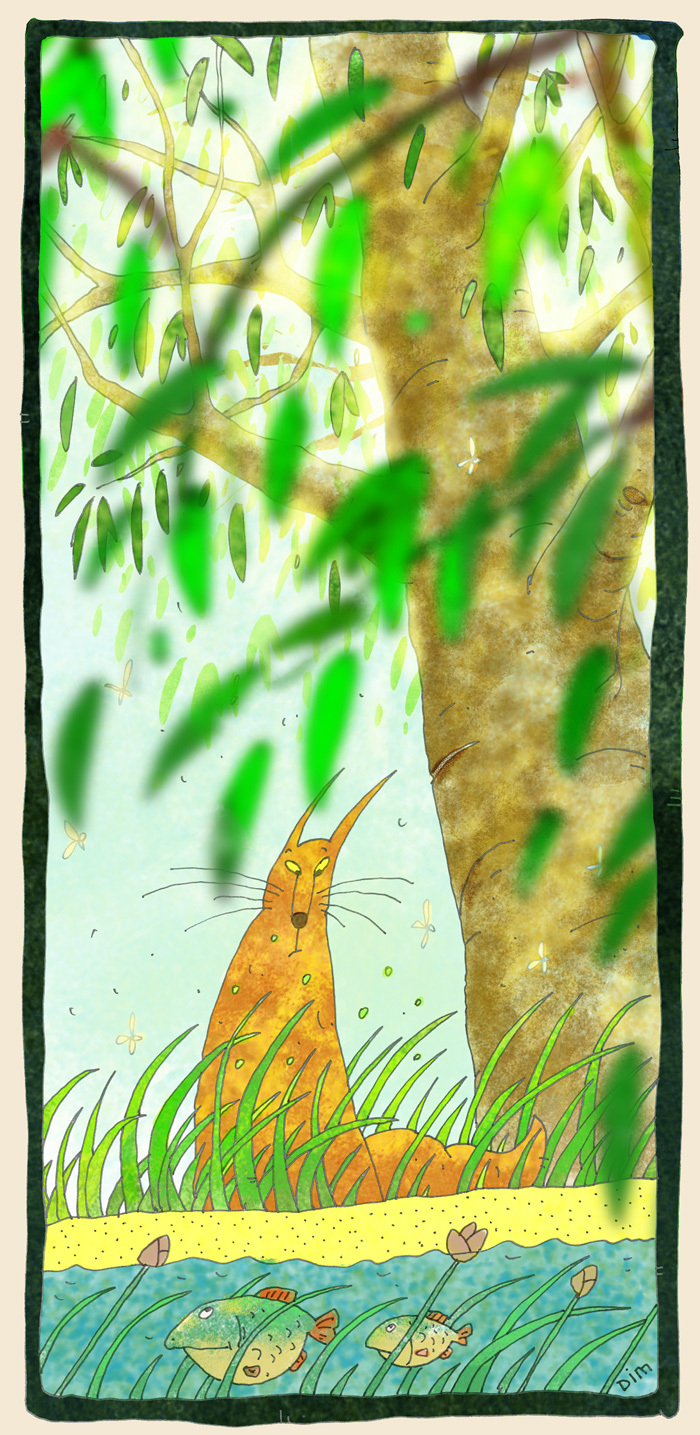  про лето кота и рыб)