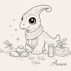 Динозаврик - Географ 