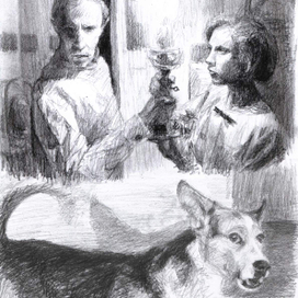 Фанарт комикс к новому 2018 году