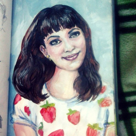 Портрет Евгеньки, скан в комментариях. 