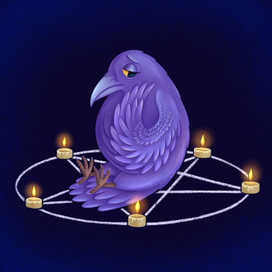 Магический ворон