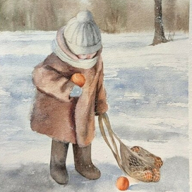 Девочка с апельсинами