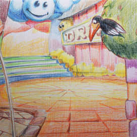 Эскиз детского развлекательного центра