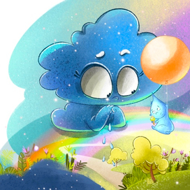 Иллюстрации к стихам Инны Невской "Пушистые почемучки"