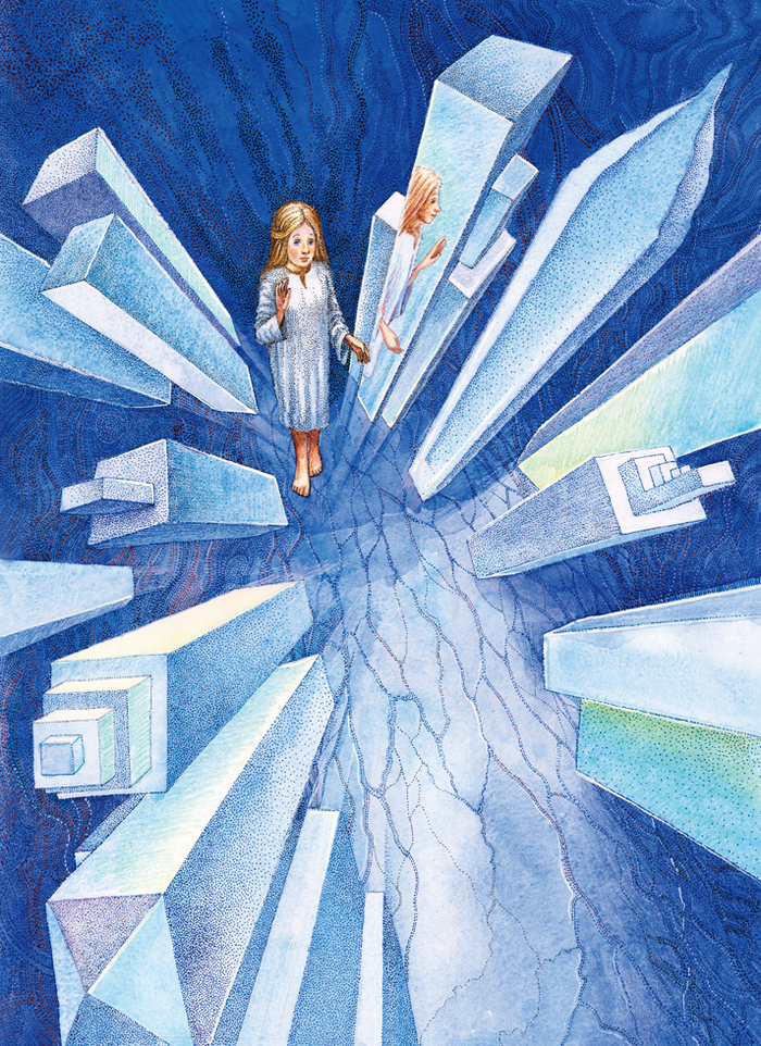 Герда в чертогах  снежной королевы